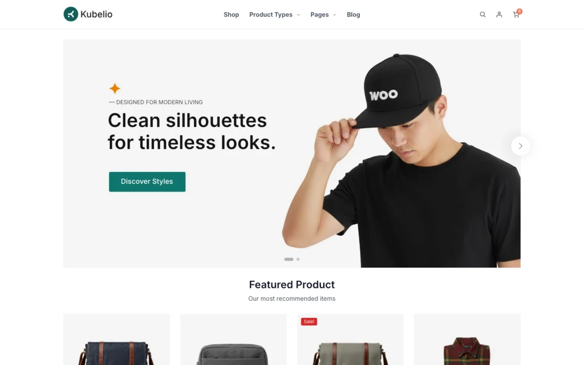 11 Template Toko Online WordPress Gratis 8 lamanwp demo preview kubelio