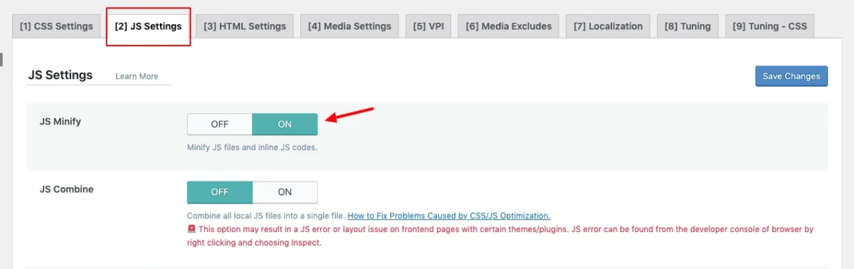 Cara Setting LiteSpeed Cache Untuk Pemula 4 Minify file CSS LiteSpeed Cache