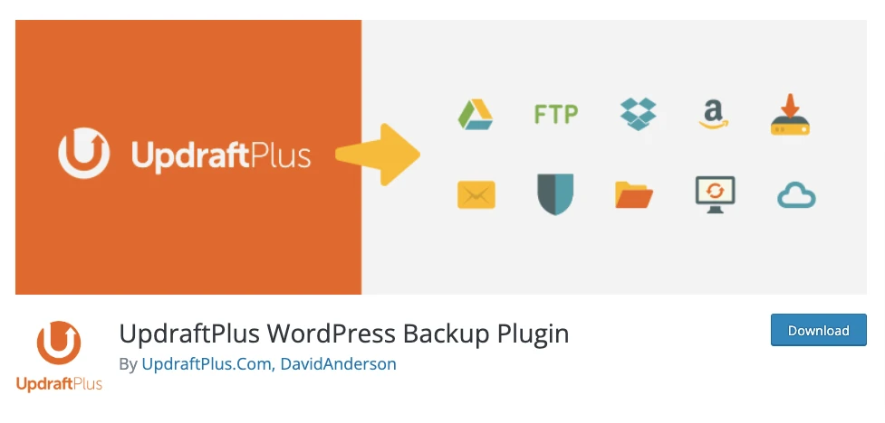 plugin keamanan wordpress UpdraftPlus 