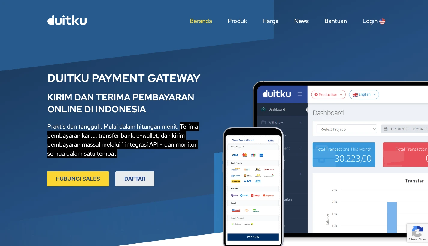 Payment Gateway indonesia duitku