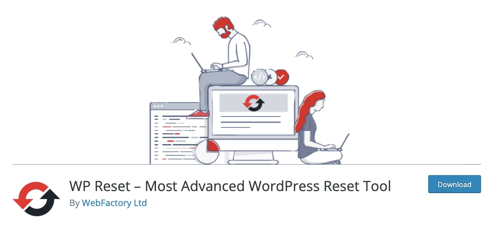 Plugin WordPress untuk web developer wp reset