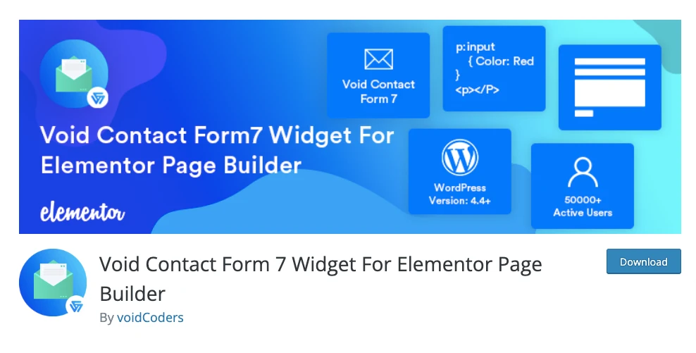 Addon Contact Form 7 Elementor widget