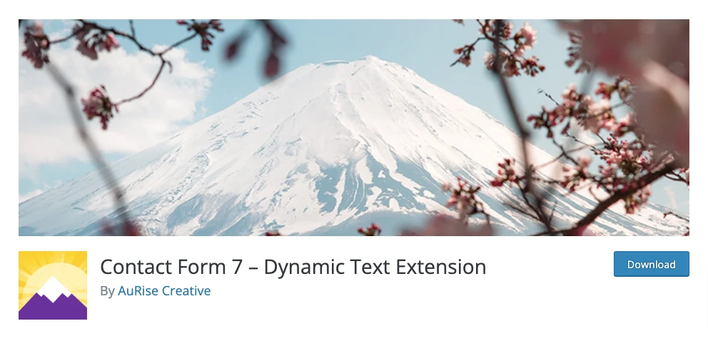 Addon Contact Form 7 dynamic text
