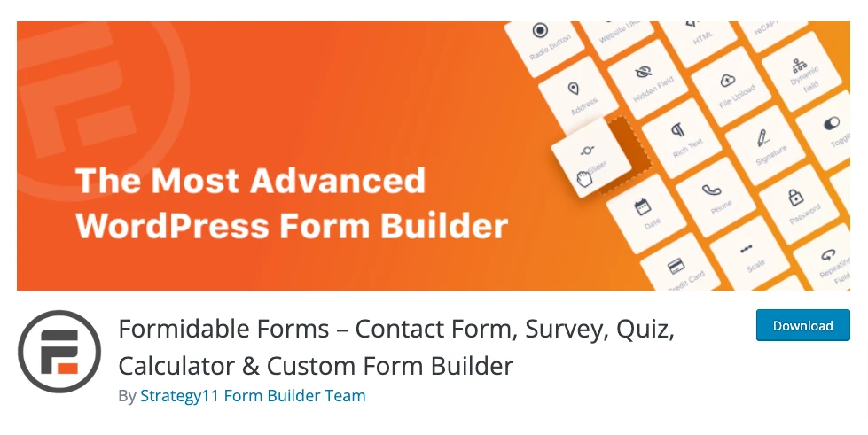 plugin contact form worpdress formidable
