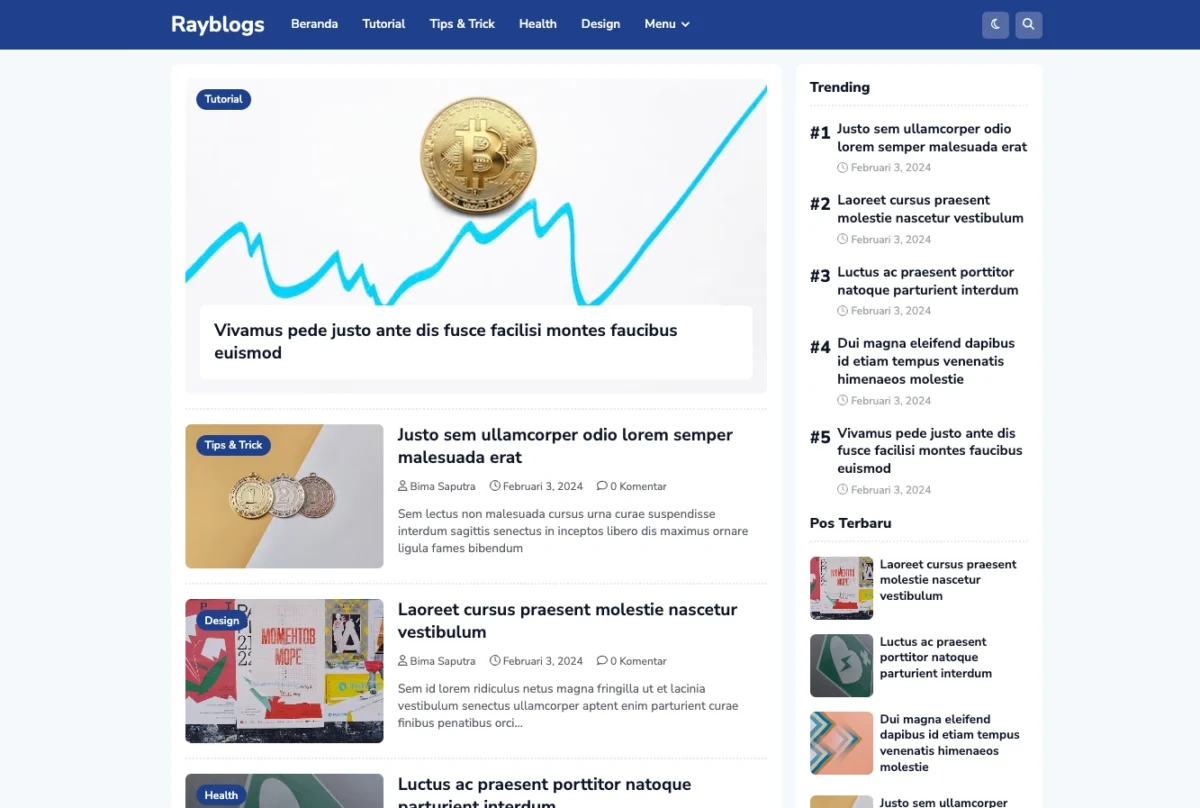 17+ Fitur Wajib Toko Online WordPress untuk Meningkatkan Penjualan 20 rayblogs demo