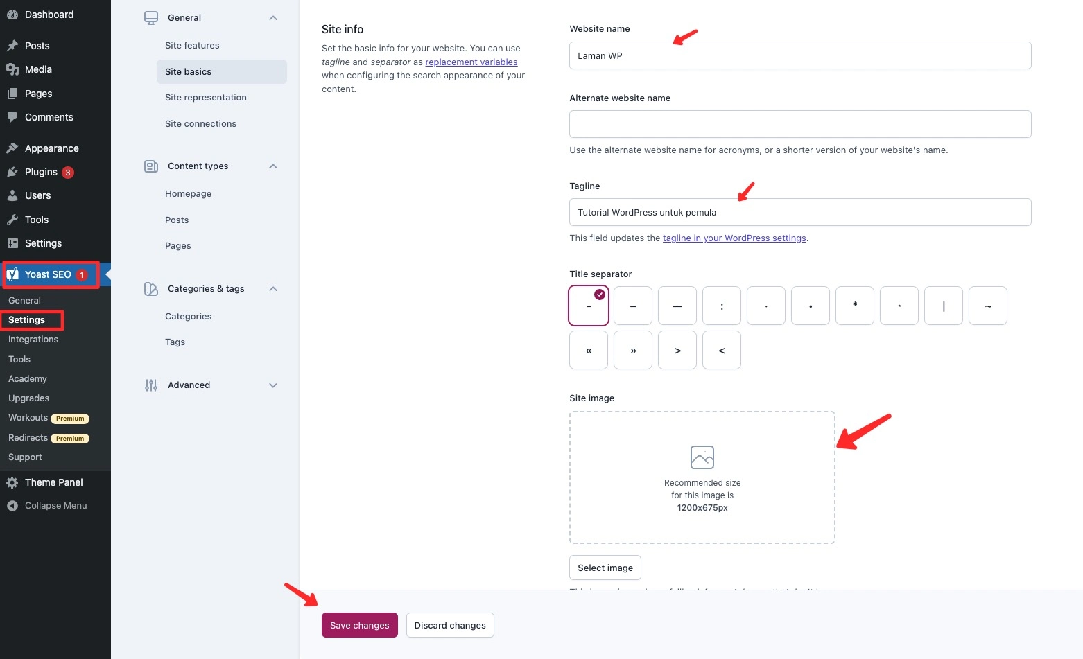 Tutorial Yoast SEO dan Cara Setting Untuk Pemula 5 yoast setting default meta