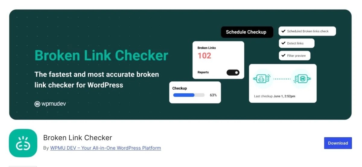 Broken Link Checker: Plugin untuk mencari link yang rusak di artikel