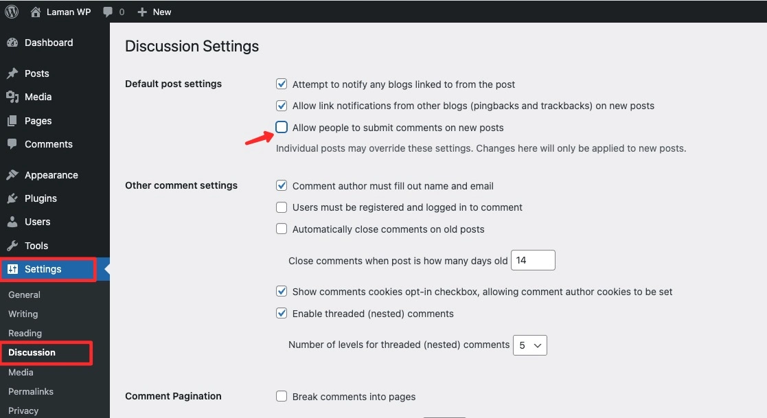 Cara Menonaktifkan Komentar di WordPress 3 Nonaktifkan komentar WordPress untuk artikel yang akan diterbitkan