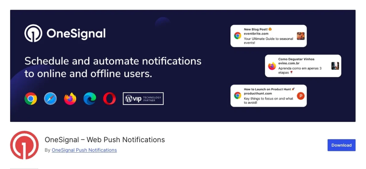 OneSingnal: Plugin untuk mengirim notifikasi ke pelanggan