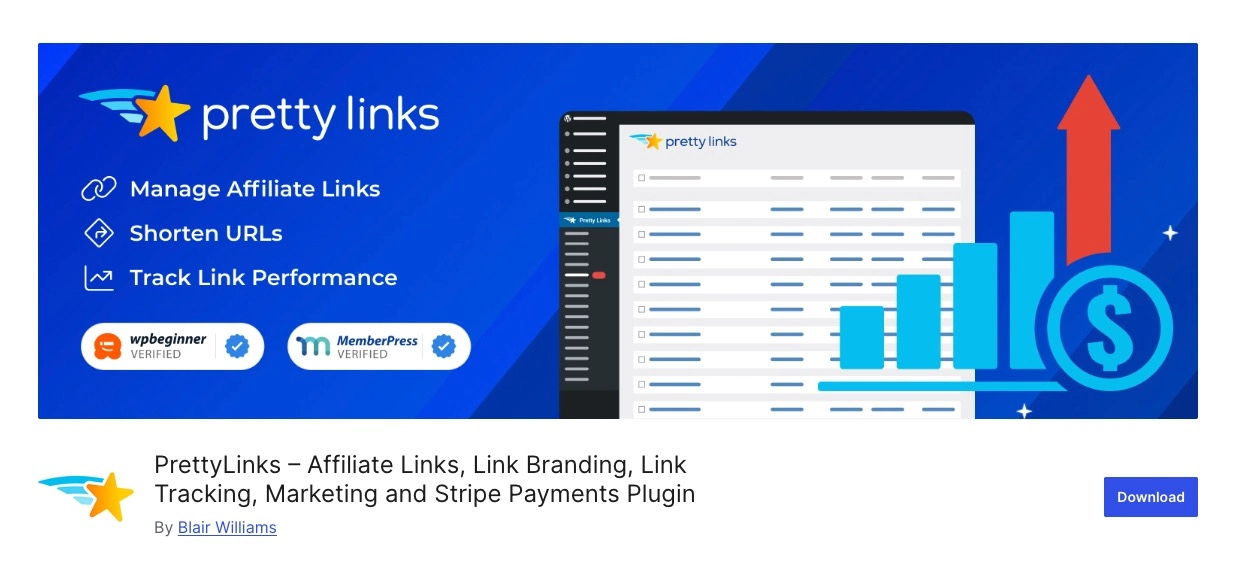PrettyLinks: Plugin untuk memperpendek url