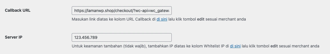 Cara Integrasi Tripay Di WooCommerce 14 tripay setting callback
