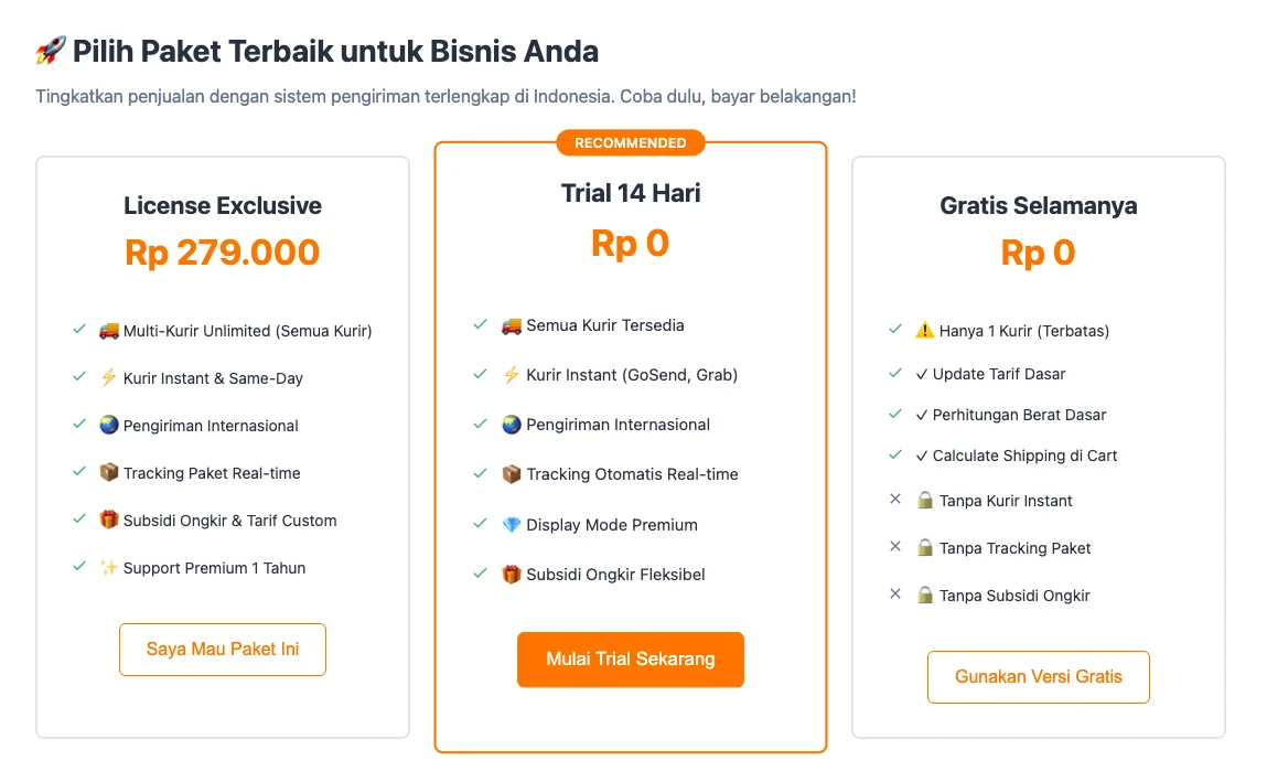 Tutorial Setting Ongkir AgenWebsite di WooCommerce 3 agenwebsite-pilih-paket