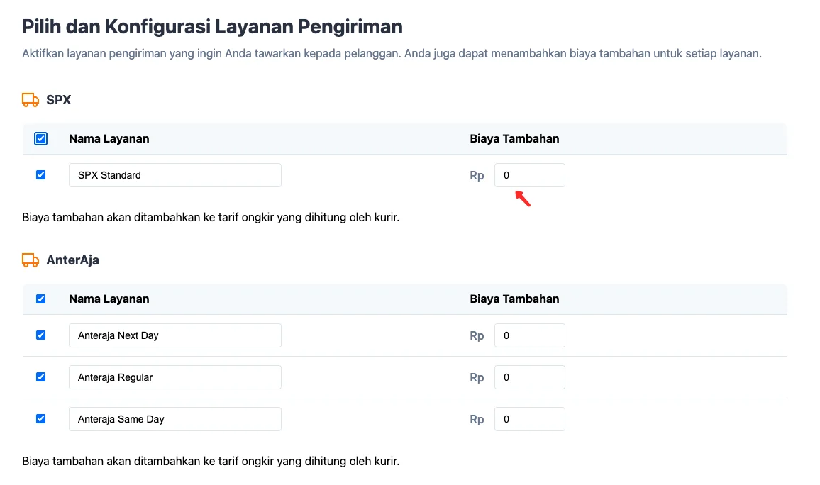 Tutorial Setting Ongkir AgenWebsite di WooCommerce 6 agenwebsite-seting-kurir